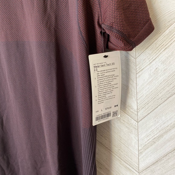 🍋Lululemon Metal Vent Tech Short Sleeve 2.… - Picture 4 of 8